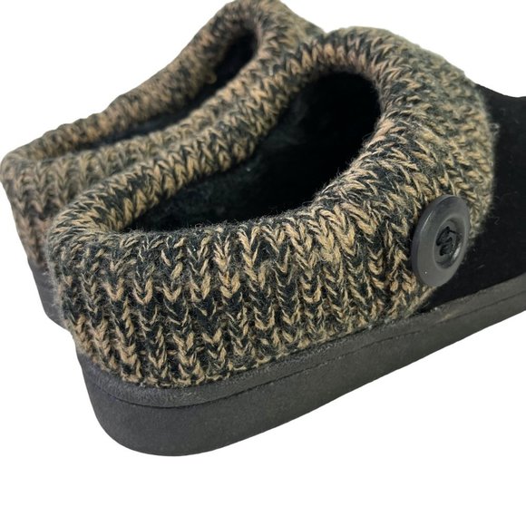 Clarks Women's Black Suede Genuine Leather Mules Slip On Loafers Casual Shoes 8 - Picture 5 of 16